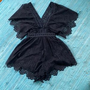 Black aliceMcCall romper